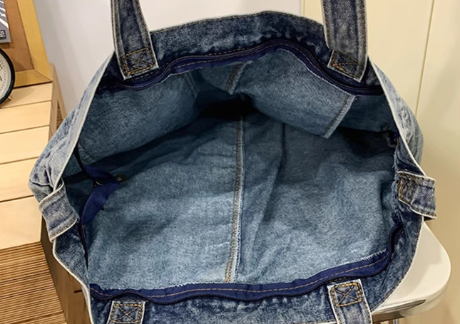 Unisex Durable Denim Bag