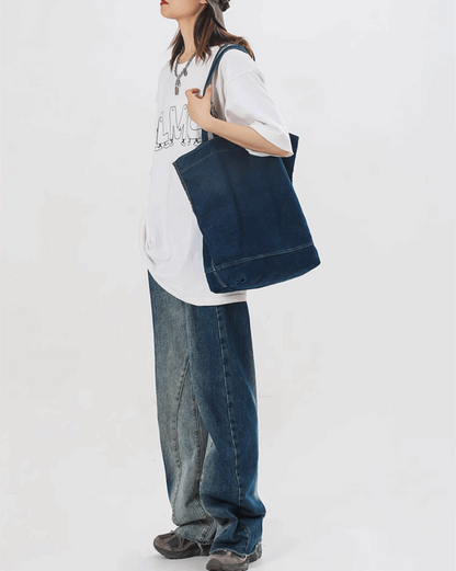 DIY Craft Denim Tote Bag