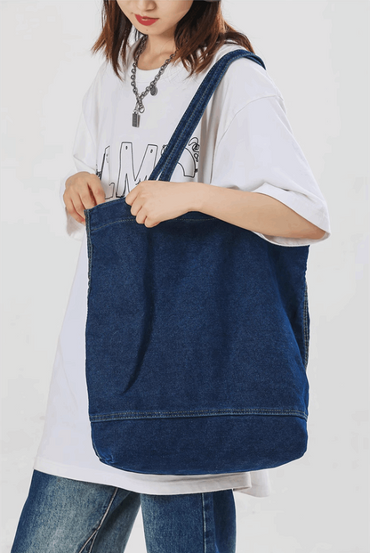 Durable Denim Tote Bag