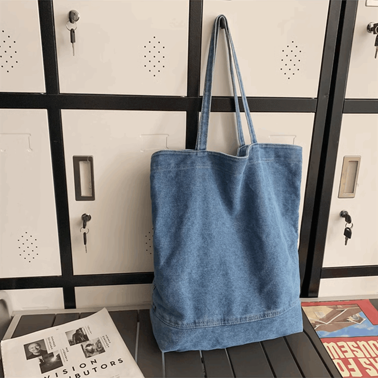 Denim Tote Bag for Crafting