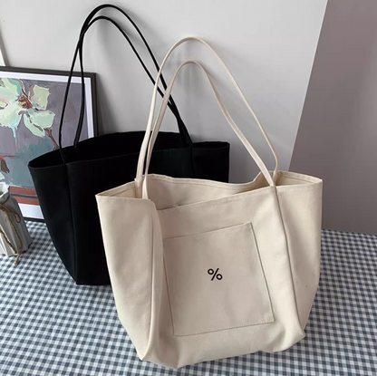 Oversized Canvas Tote Bag For Embroidery And Craft Enthusiasts