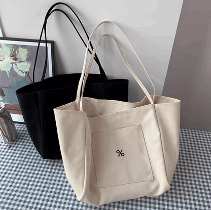 Oversized Canvas Tote Bag For Embroidery And Craft Enthusiasts