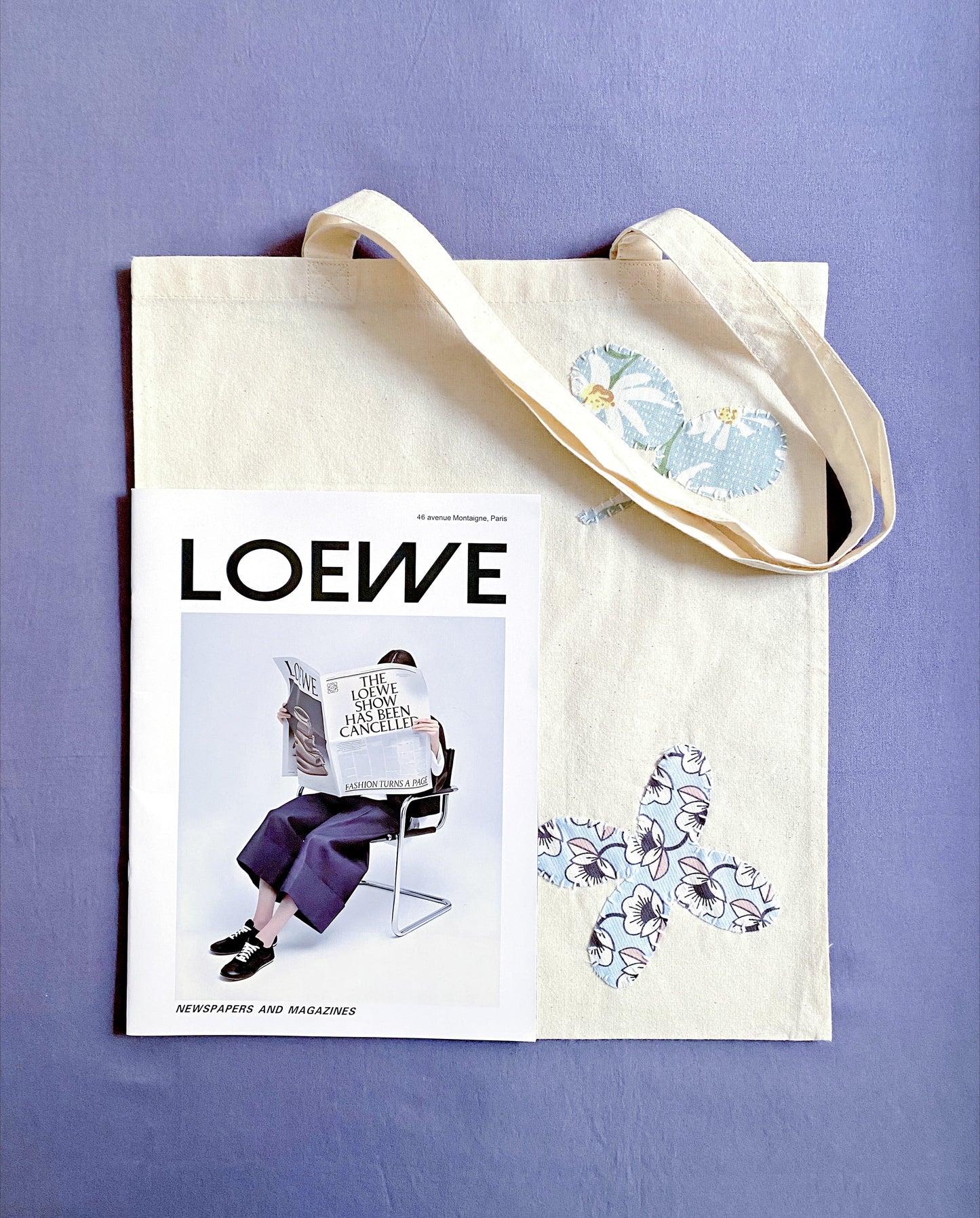 creative patchwork canvas bag ideal for gifting occasions