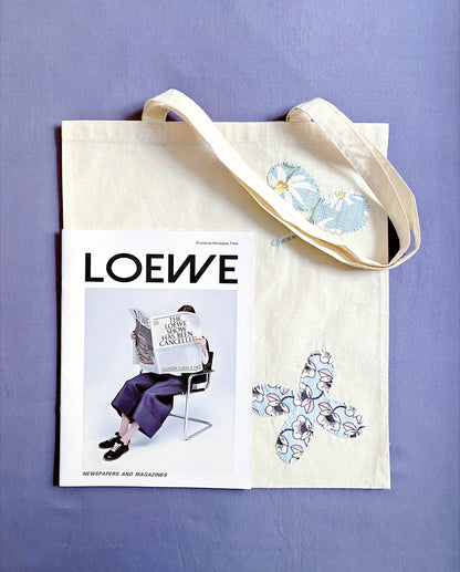 creative patchwork canvas bag ideal for gifting occasions