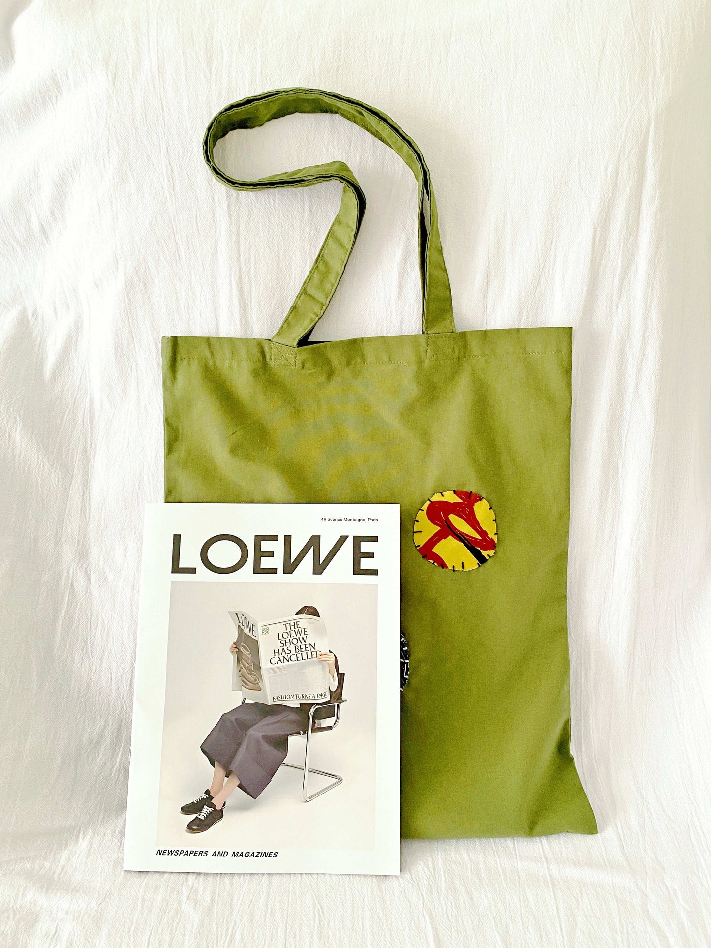 minimalist cotton shoulder bag for casual outfits