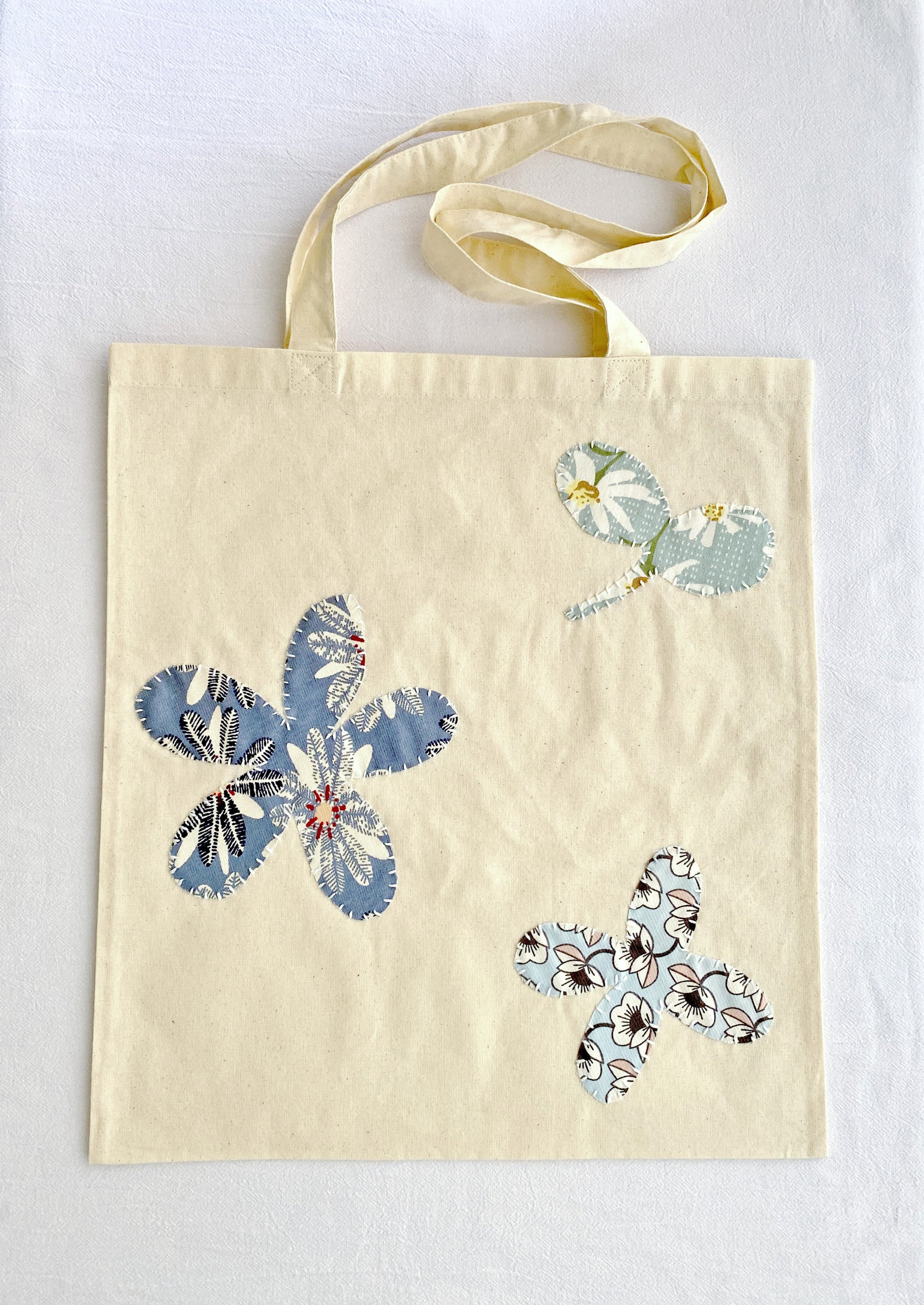 soft cotton canvas bag with artisanal stitching