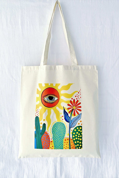 Durable soft tote designed for books, groceries, and daily errands.