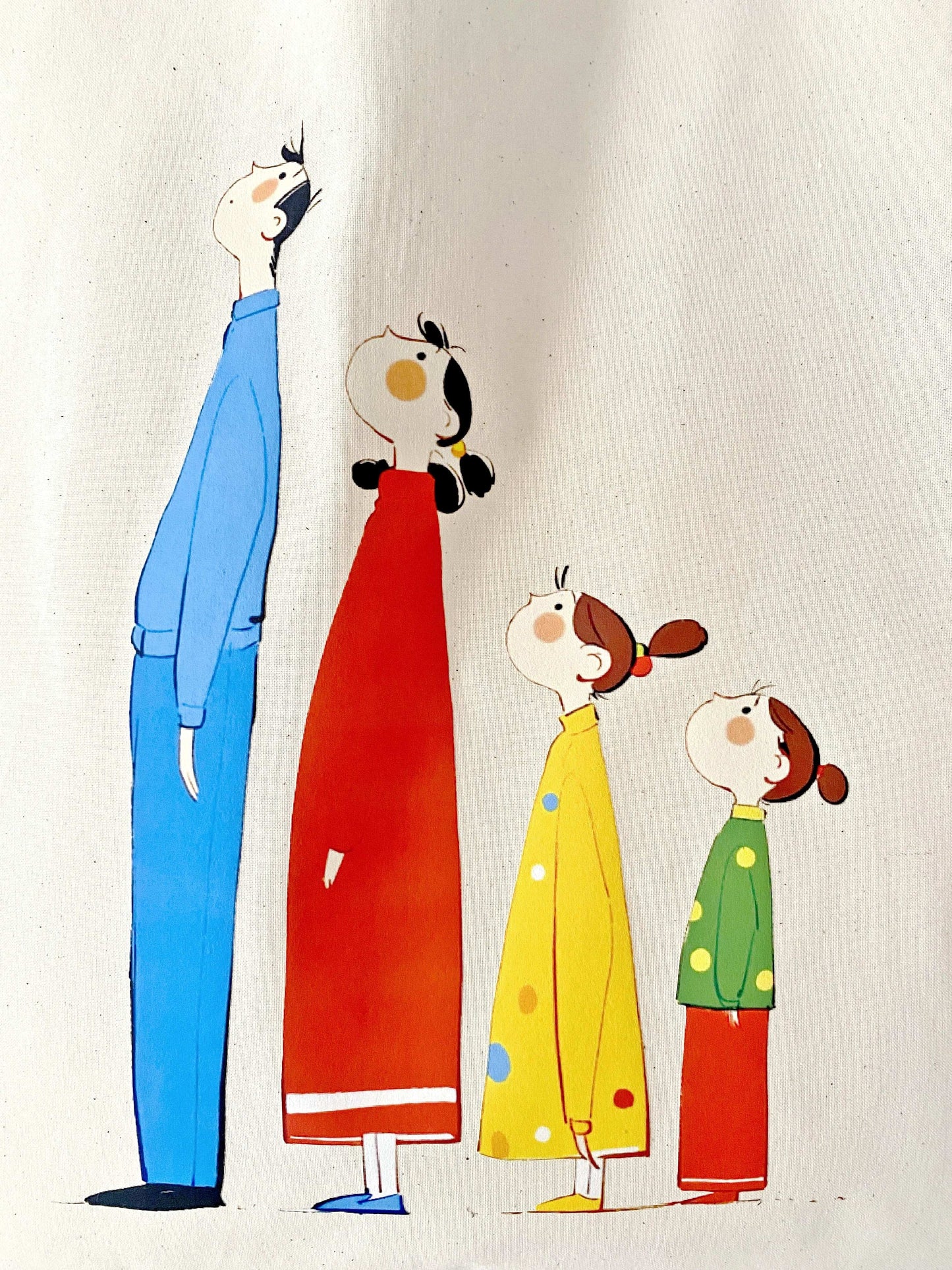 Relaxed cotton bag for shopping trips, work essentials, or study.