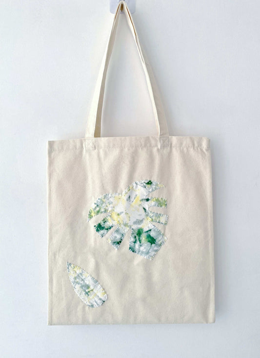 Large capacity cotton bag with artisanal patchwork for slow living enthusiasts