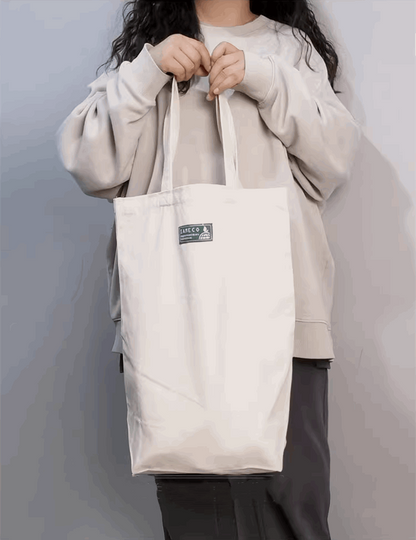 Sustainable and Durable Canvas Tote Bag for Shopping and Casual Wear