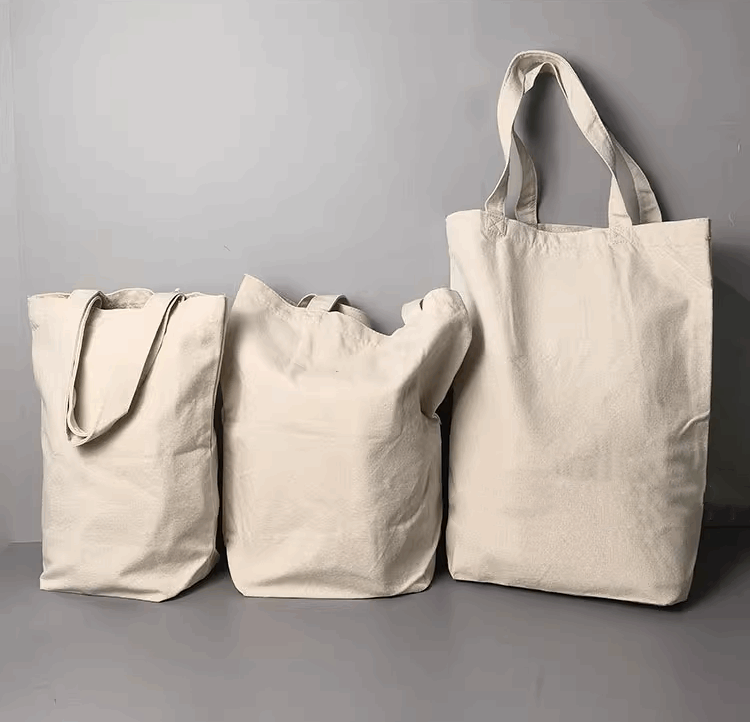 Large Canvas Shopping Tote for DIY Projects