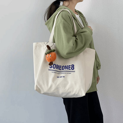 Sustainable Canvas Shopping Bag for Groceries, Shopping, and Casual Outings