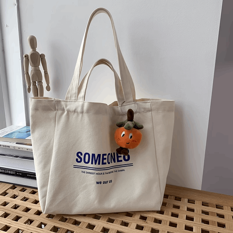 Personalized Durable Canvas Tote Bag for Shopping and Outdoor Use