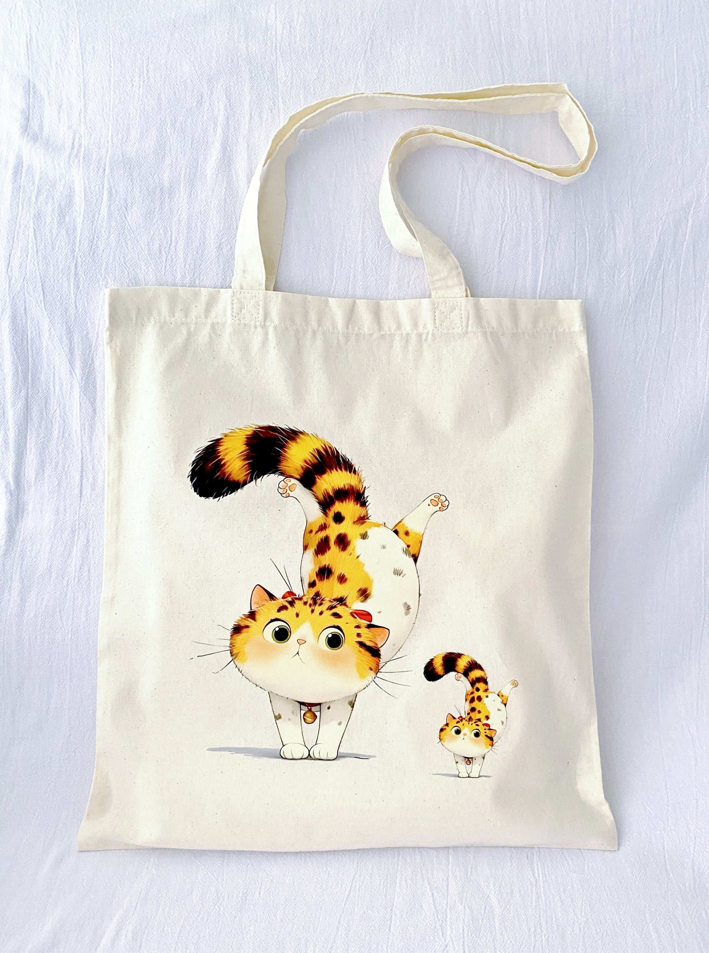large soft cotton bag for travel and shopping