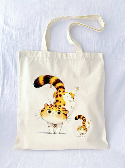 large soft cotton bag for travel and shopping
