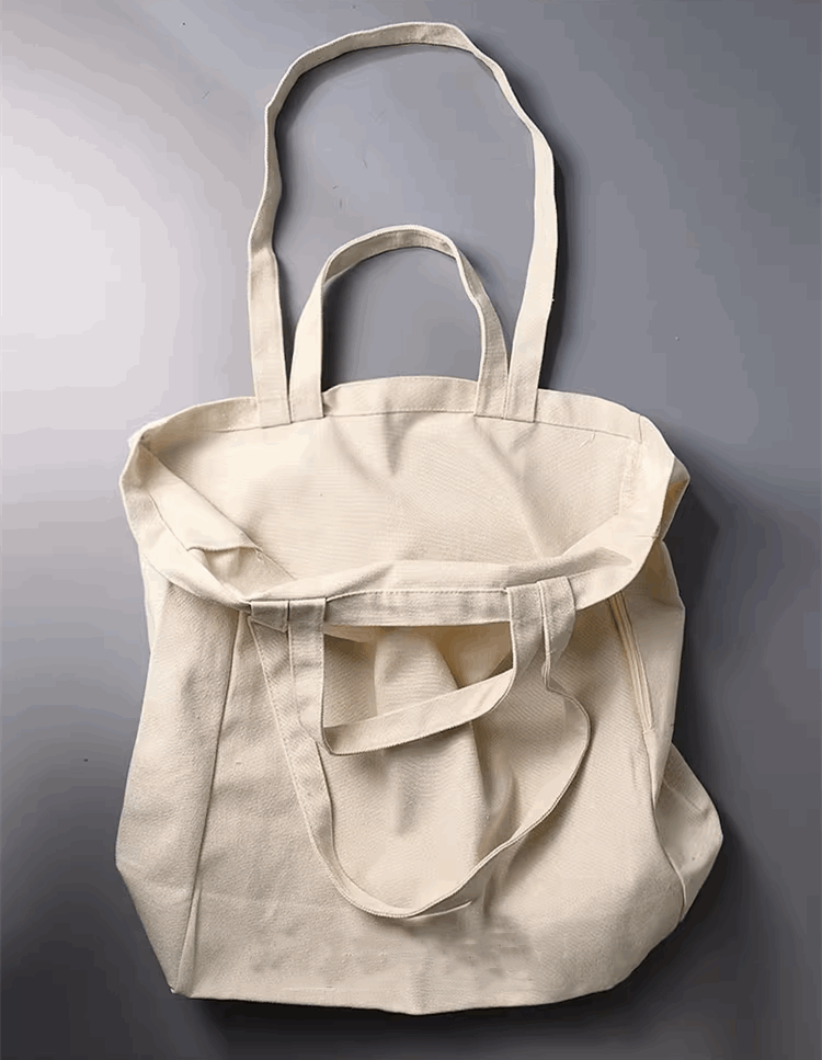 Customizable Eco-Friendly Canvas Bag for DIY Patchwork and Sustainable Shopping