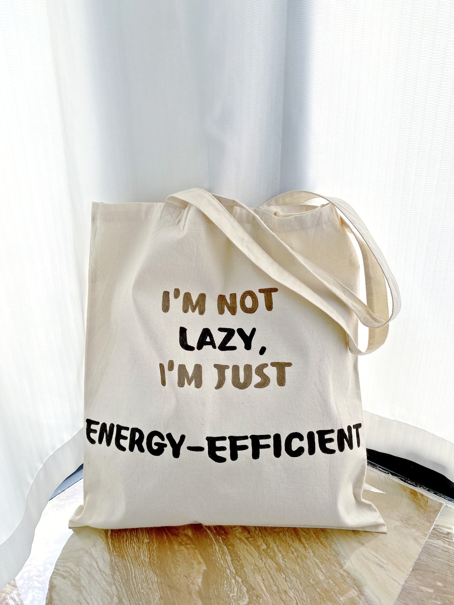 minimalist tote bag with soft relaxed silhouette