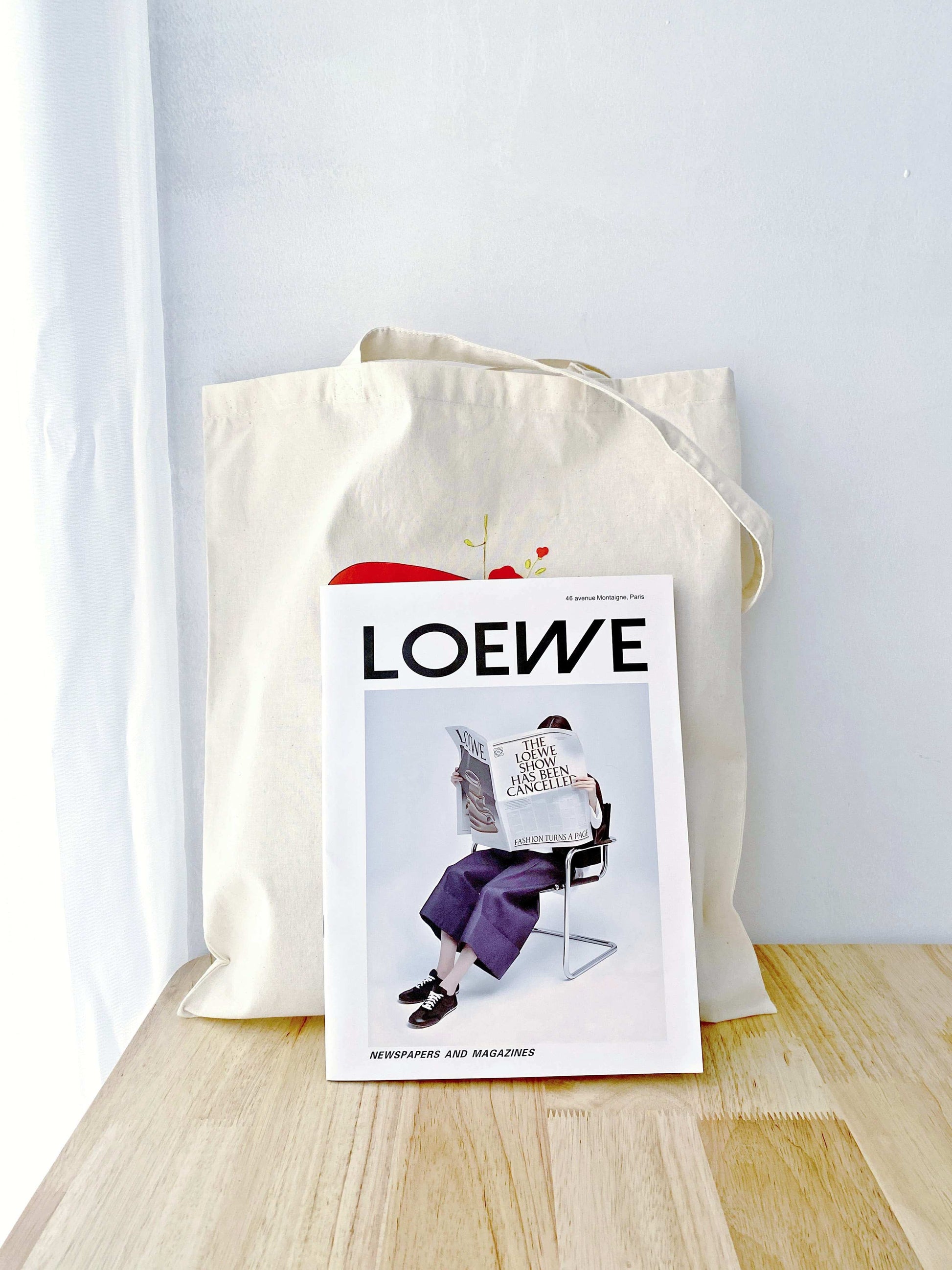 Lightweight eco tote with hand-printed design for art lovers.