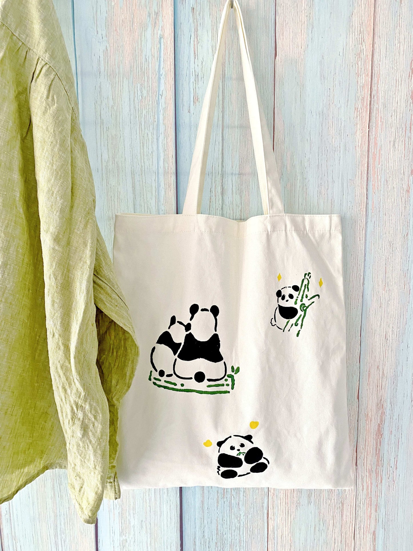 stylish panda print bag for casual city outings