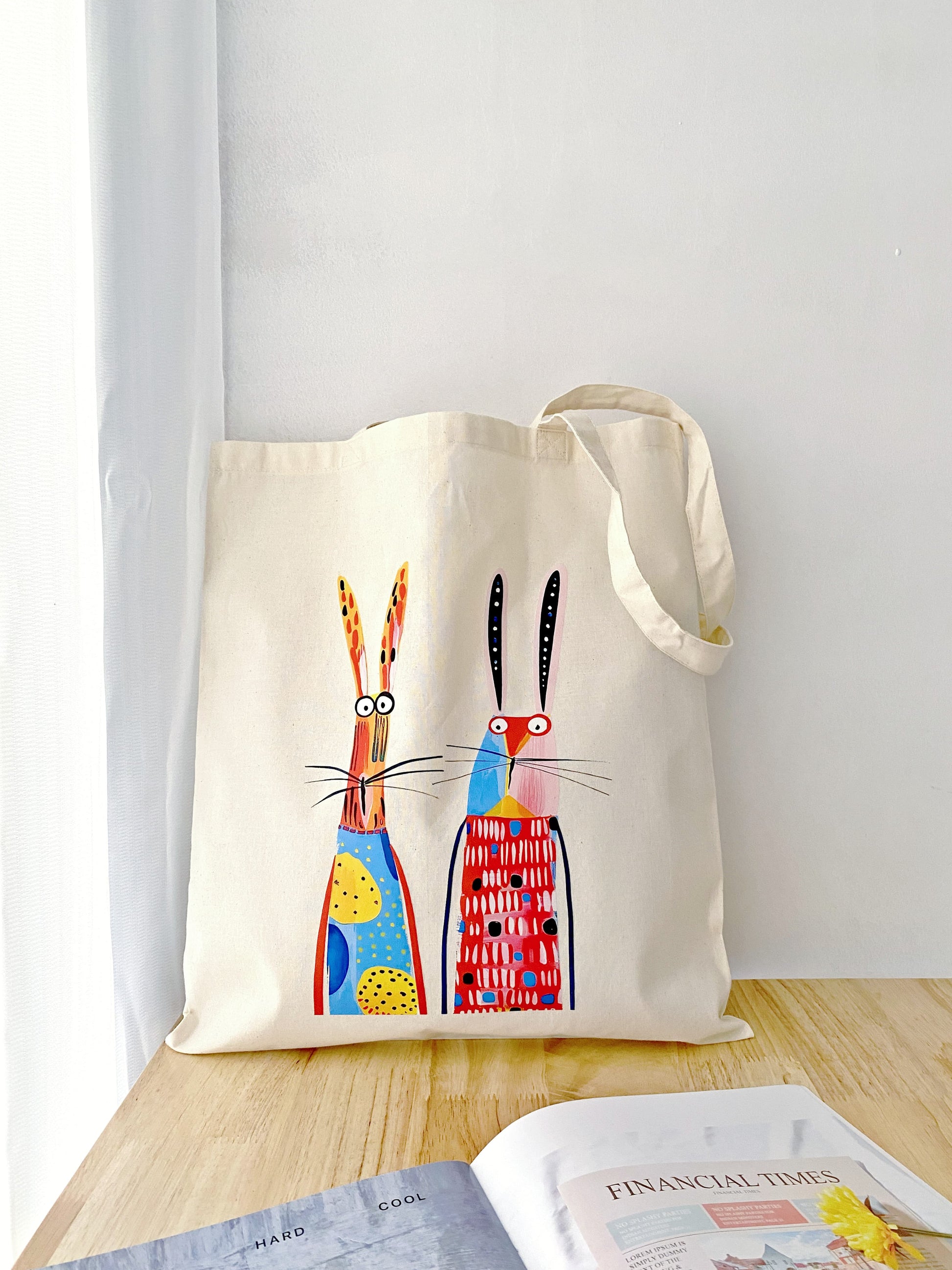 creative cotton tote for slow living lifestyle