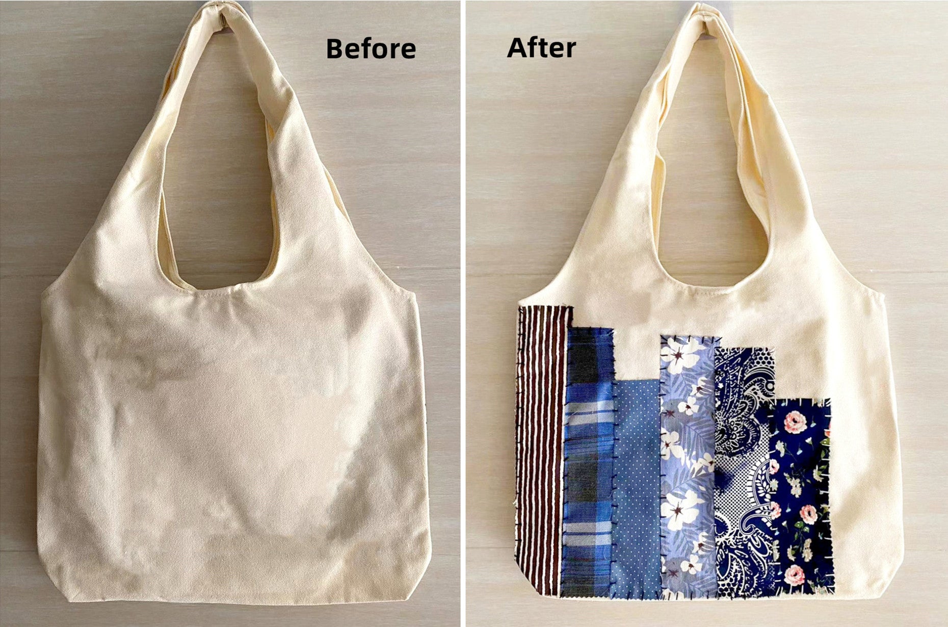 Handmade Eco-Friendly Canvas Tote for Shopping, Outings, and Daily Errands