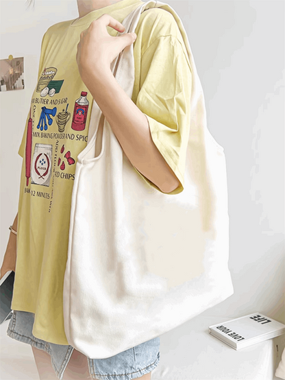 Personalized Design Handmade Patchwork Canvas Tote Bag with Hand-Stitched Details for Daily Use