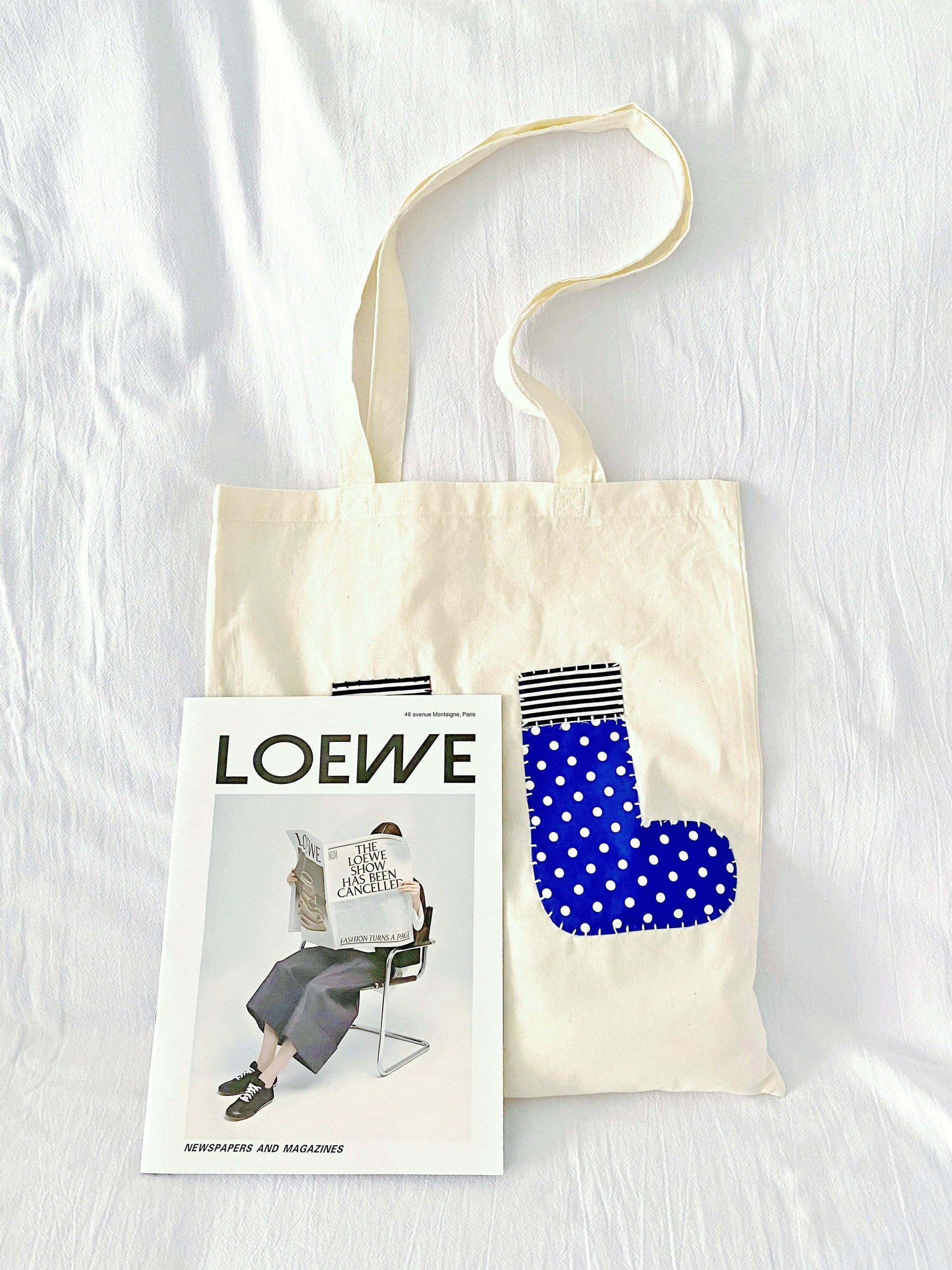 Natural cotton environmentally friendly tote