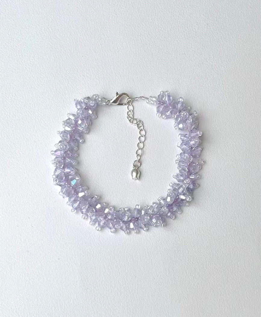 Artistic Crystal Strand Bracelet for Elegant Statement Pieces