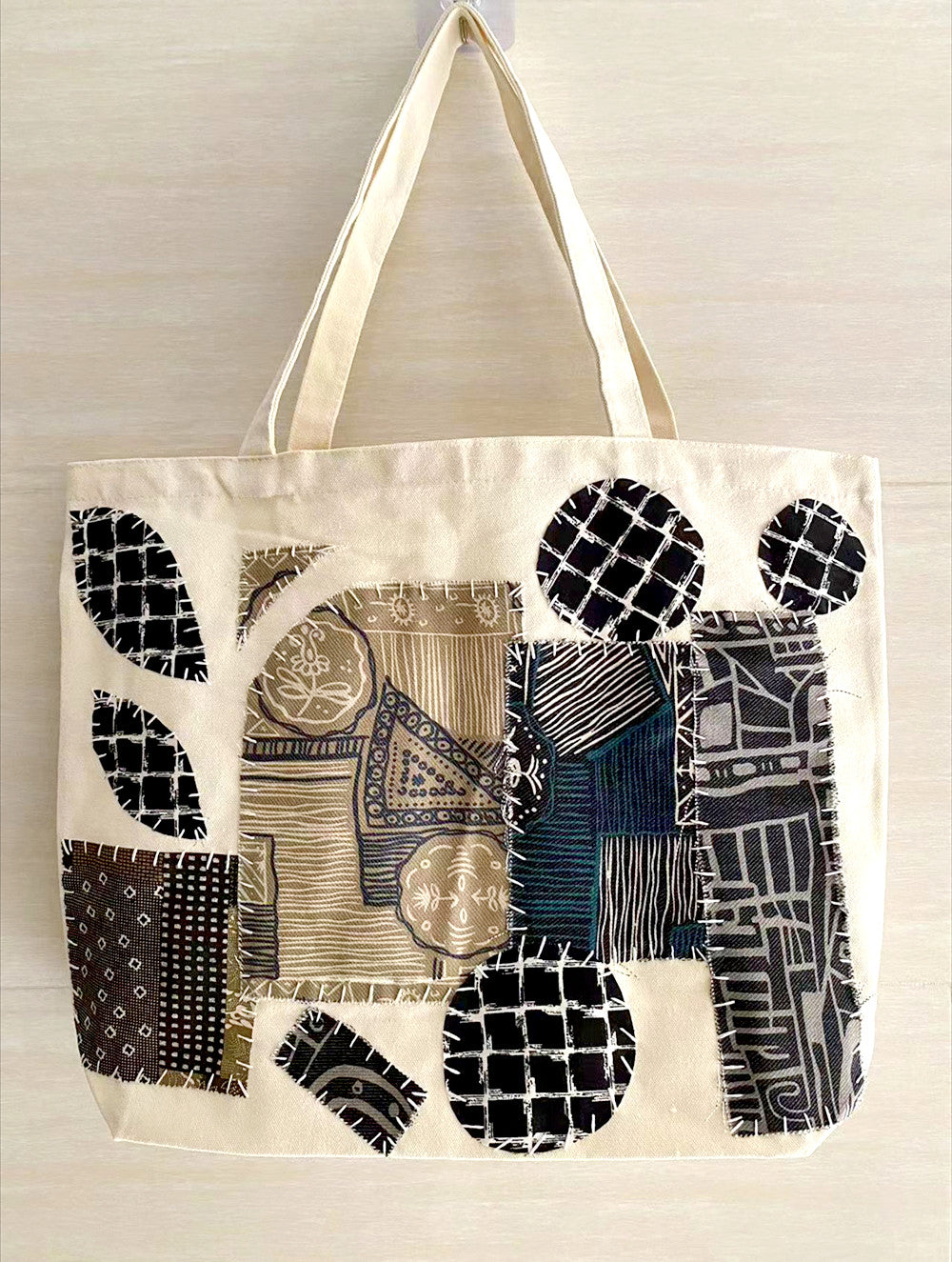 Unique Handcrafted Canvas Tote Bag with Custom Design and High Durability