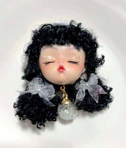 Exquisite Handcrafted Clay Doll Brooches for Gifting Loved Ones