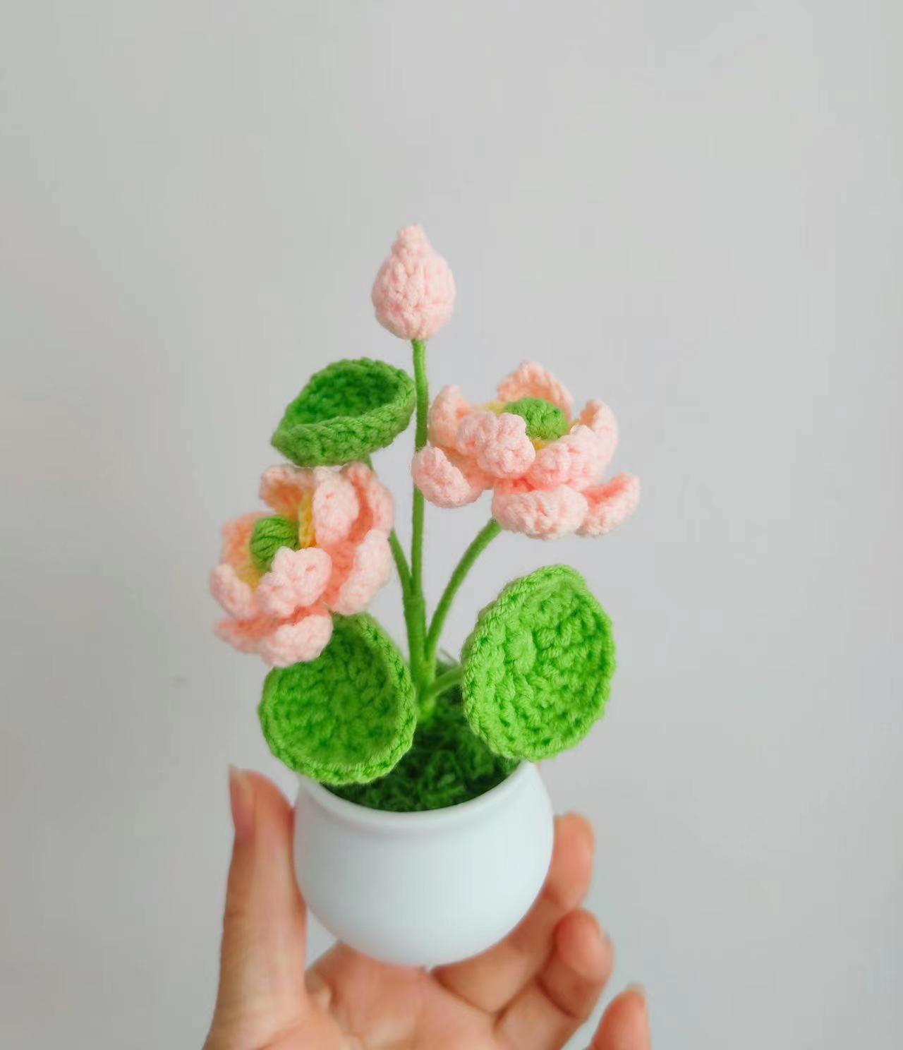 Unique handcrafted flower pot ornaments