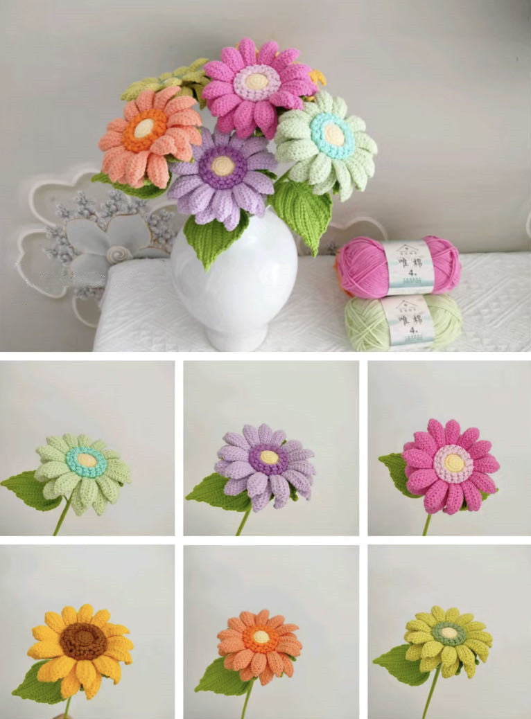Crocheted Bouquet Blossoms