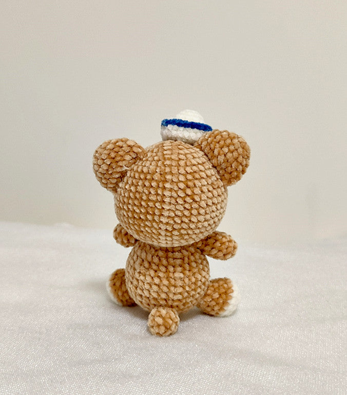Unique Crocheted Bear Figurine Gift Idea