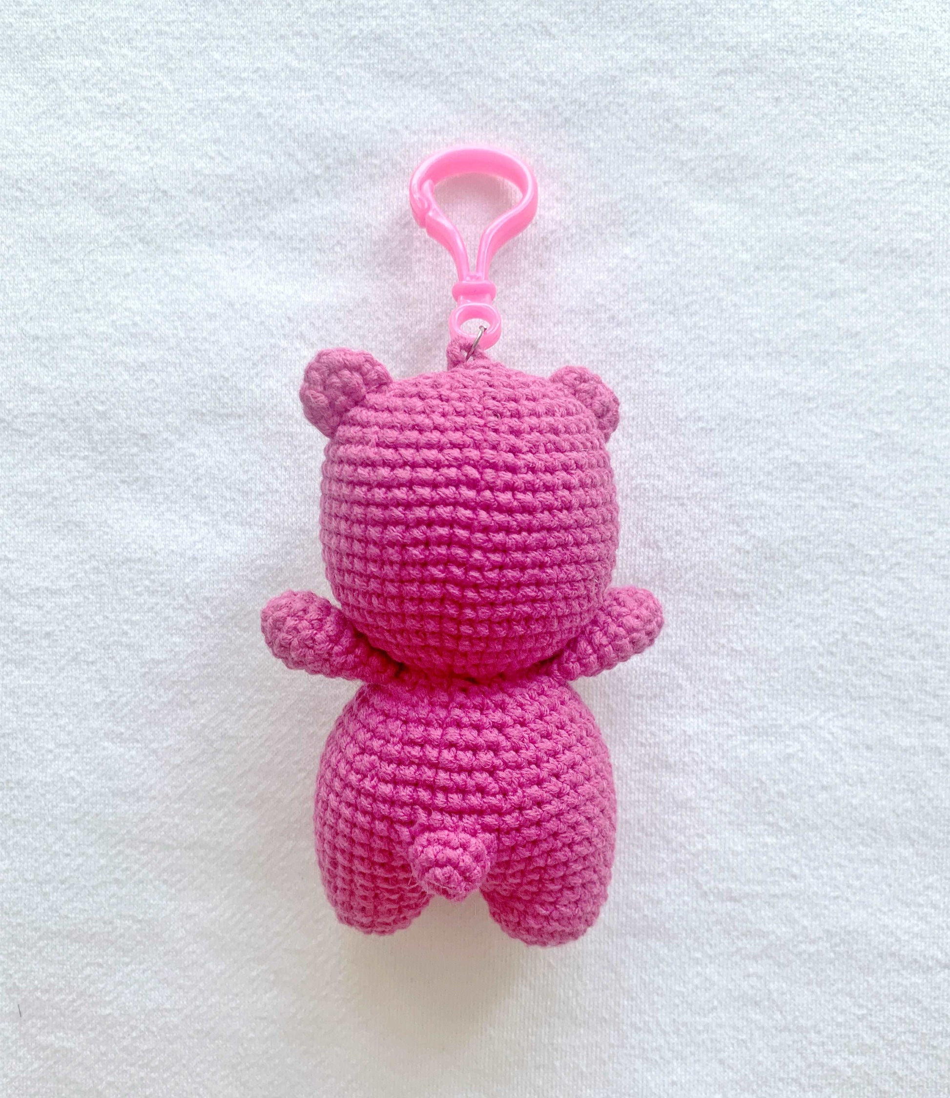 Handcrafted Bear Toy Pendant for Handbags