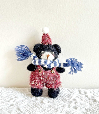 Eco-Friendly Crochet Bear Ornament