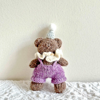 Quirky Handmade Teddy Bear Figurine