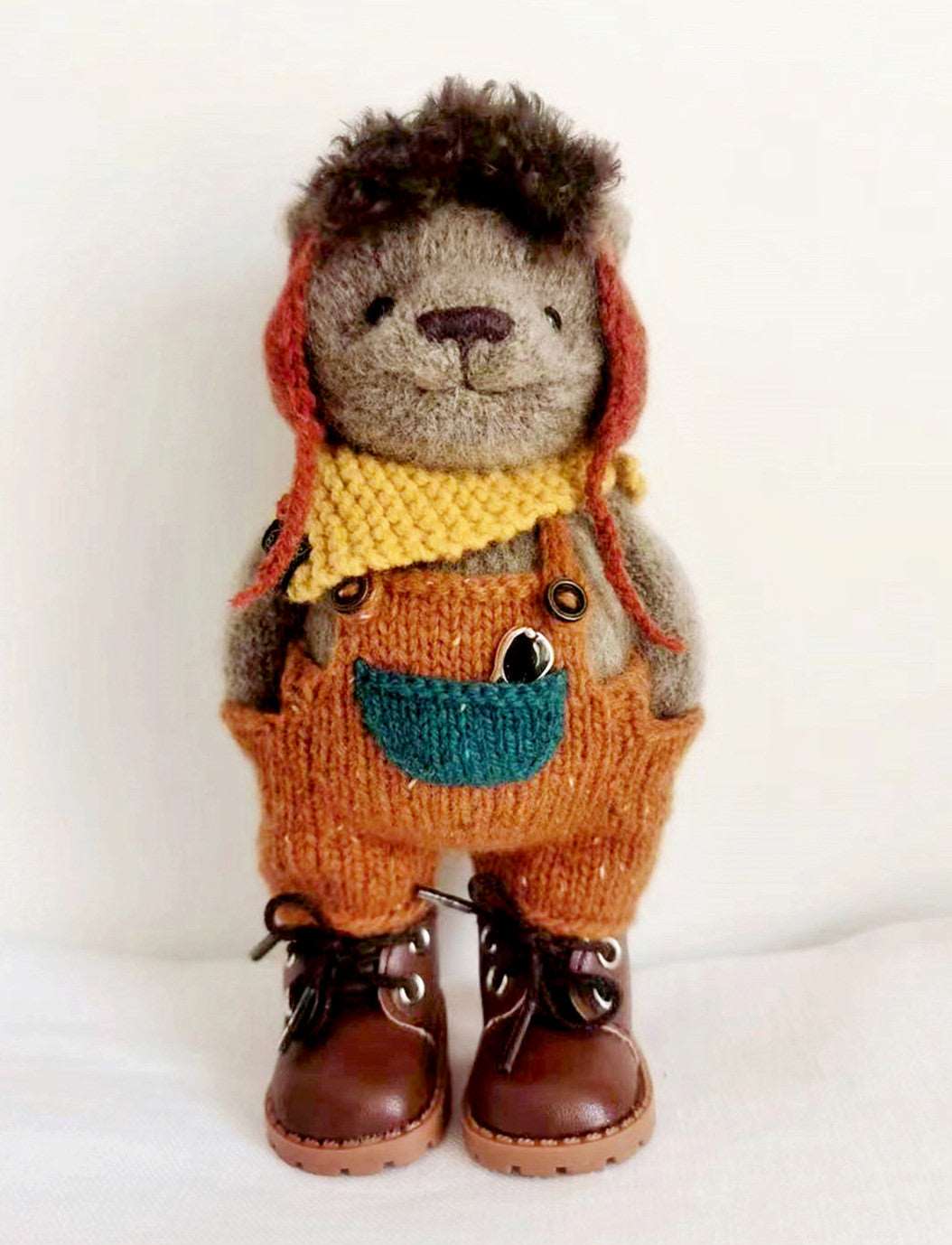 Unique Handmade Crochet Teddy Bear Toy for Gifts