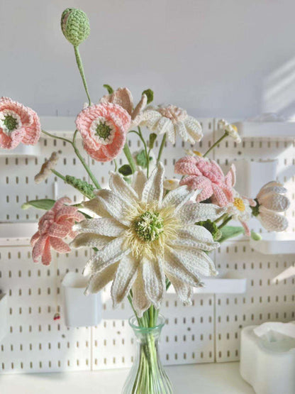 Charming Handmade Crochet Flower Arrangement for Bridal Showers