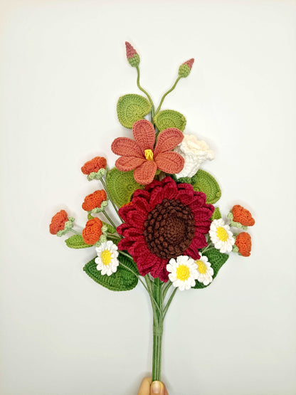 Handmade Sunflower Bouquet for Wedding Decoration