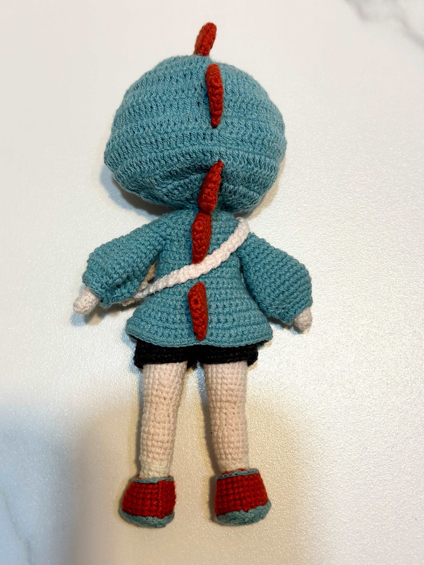 Artisanal Crochet Kid Doll Decorative Collectible