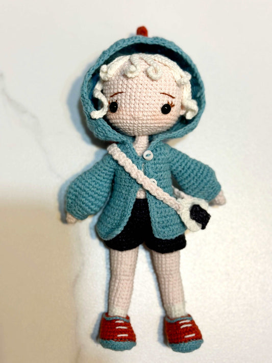 Eco-friendly Homemade Knit Boy Doll