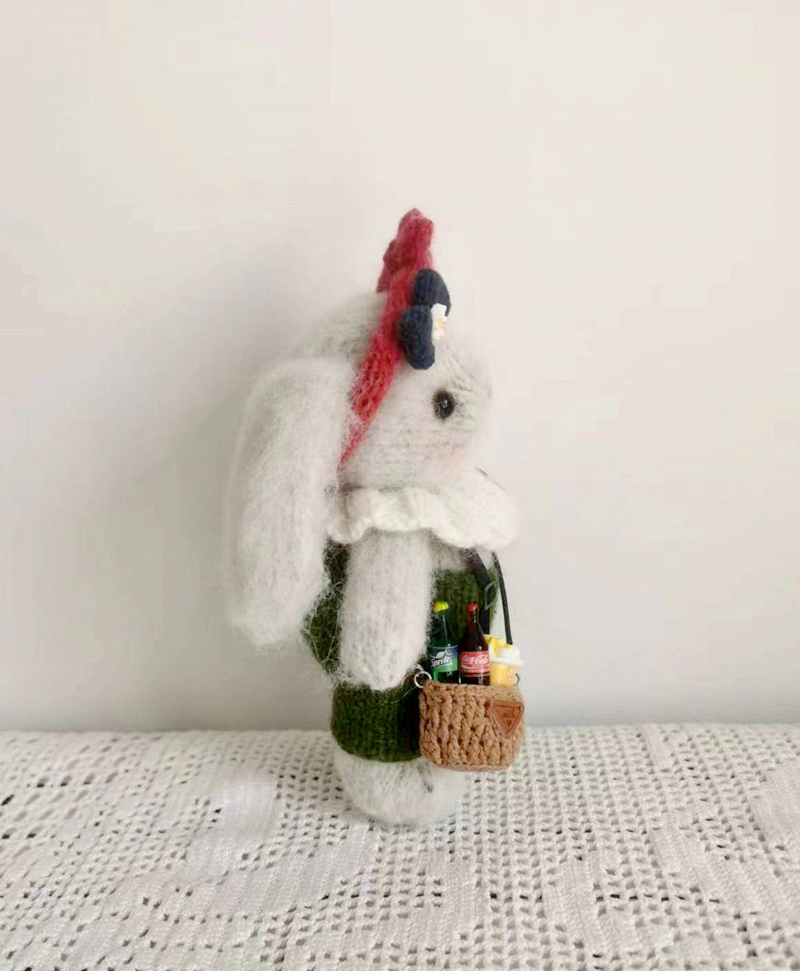 Handmade Bunny Doll Great for Children's Room Decorations