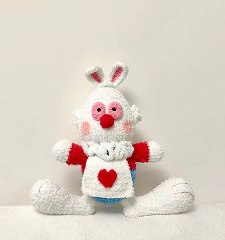 Charming Crocheted Rabbit Toy for Kids' Playtime
