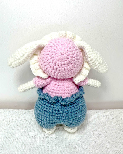 Handcrafted Crochet Rabbit Keepsake for Nursery Decor