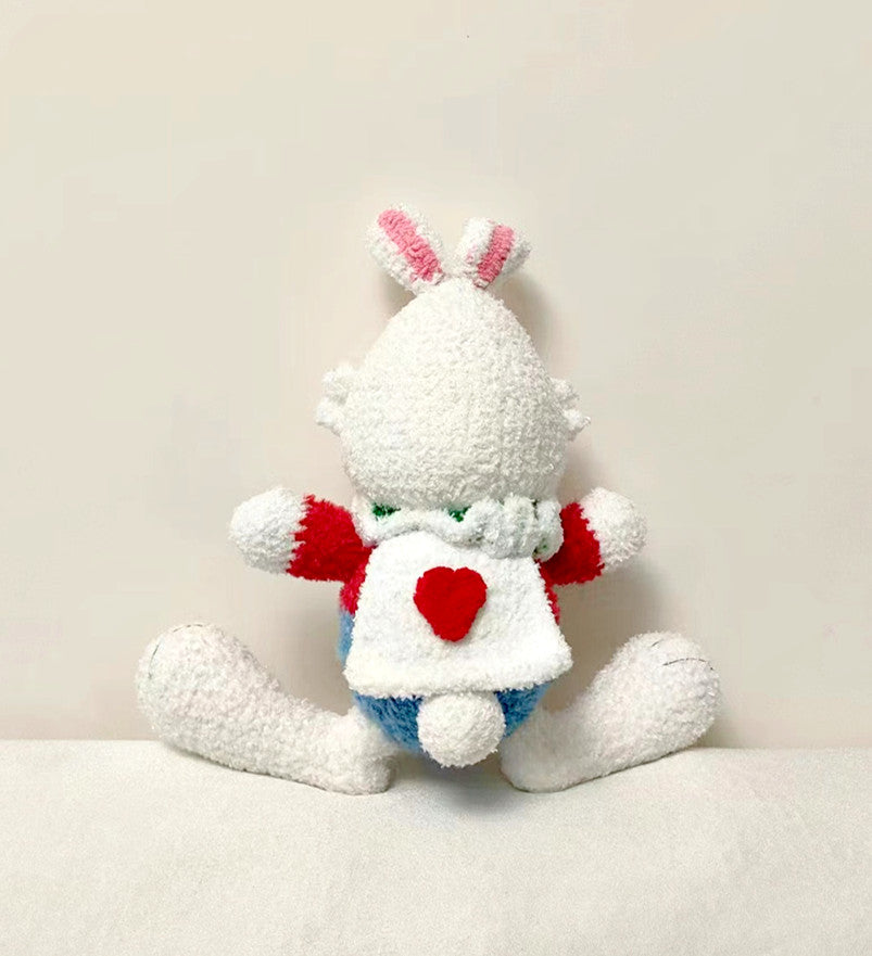 Whimsical Crochet Rabbit Figurine for Collectors