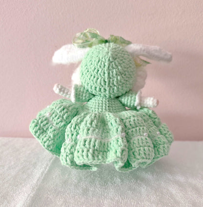 Whimsical Crocheted Rabbit Ornament