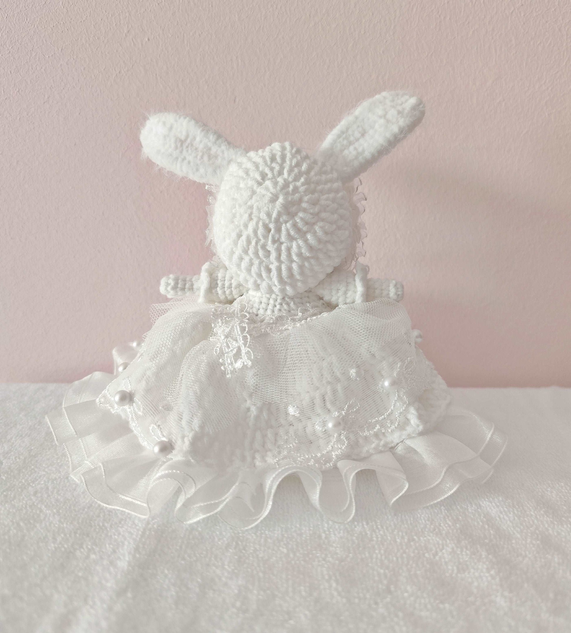 Handcrafted Bunny Doll Decoration for Nursery