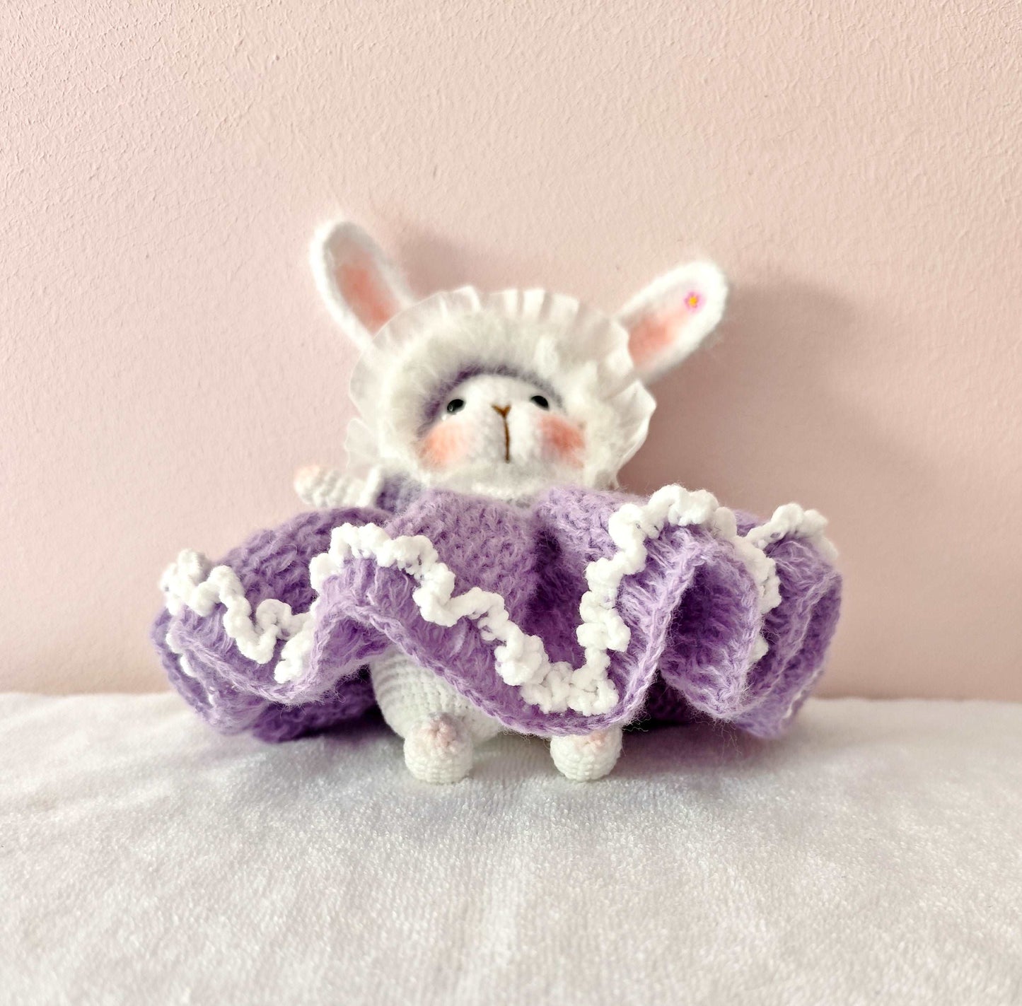 Eco-friendly Crochet Rabbit Ornament