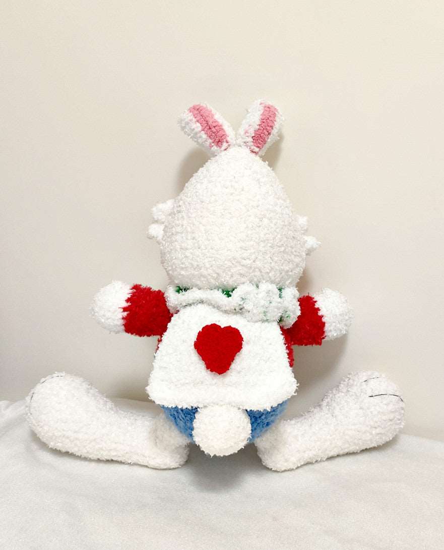 Artisan Crochet Bunny Ornament for Holiday Decor