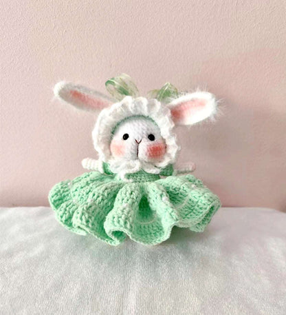 Vintage Style Knitted Bunny Toy